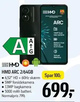 Føtex HMD ARC 2/64GB tilbud