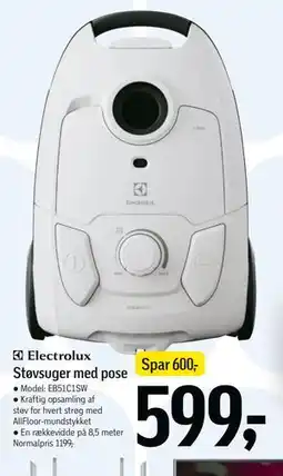 Føtex Electrolux Støvsuger med pose tilbud