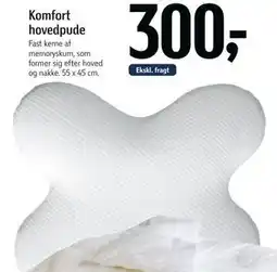 Føtex Komfort hovedpude tilbud