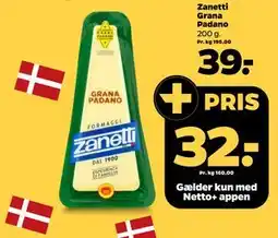 Netto Zanetti Grana Padano tilbud