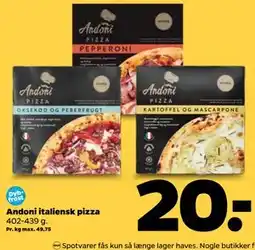 Netto Andoni italiensk pizza tilbud