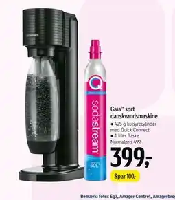 Føtex Gaia sort danskvandsmaskine tilbud