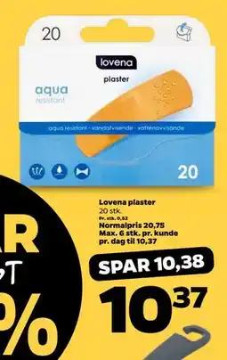 Netto Lovena plaster tilbud
