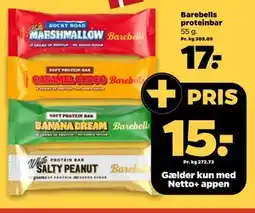 Netto Barebells proteinbar tilbud
