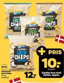 Netto Snaxters grovchips tilbud