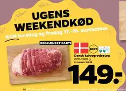 Netto Dansk kalvegrydesteg tilbud