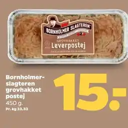 Netto Bornholmer-slagteren grovhakket postej tilbud