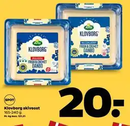 Netto Klovborg skiveost tilbud