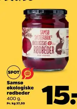 Netto Samsø økologiske rødbeder tilbud