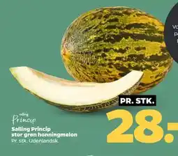 Netto Salling Princip stor grøn honningmelon tilbud