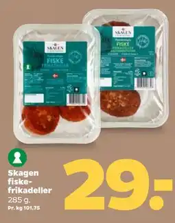 Netto Skagen fiskefrikadeller tilbud