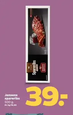 Netto Jensens spareribs tilbud