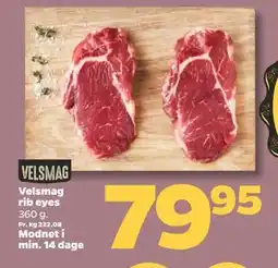 Netto Velsmag rib eyes tilbud