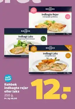 Netto Rahbek indbagte rejer eller laks tilbud
