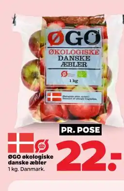 Netto ØGO økologiske danske æbler tilbud