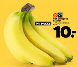 Netto ØGO økologiske bananer tilbud