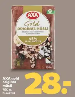 Netto AXA gold original müsli tilbud