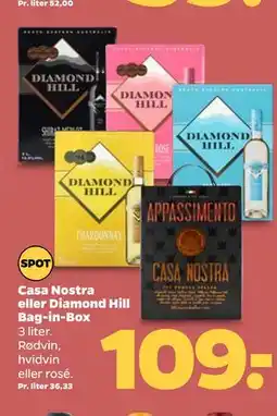 Netto Casa Nostra eller Diamond Hill Bag-in-Box tilbud