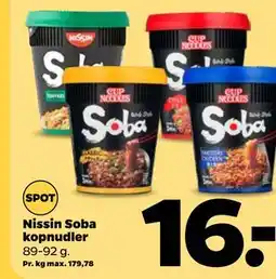 Netto Nissin Soba kopnudler tilbud