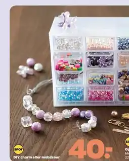 Netto DIY charm eller mobilsnor tilbud