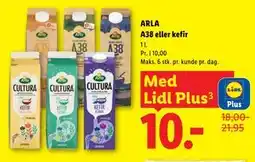 Lidl ARLA A38 eller kefir, App-pris tilbud
