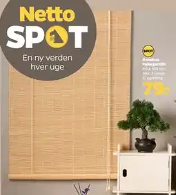 Netto Bambus rullegardin tilbud