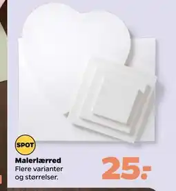 Netto Malerlærred tilbud