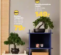 Netto Kunstig bonsaitræ i potte tilbud