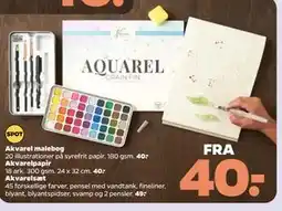 Netto Akvarel malebog tilbud