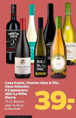 Netto Casa Ponte, Charles Aine & Fils, Hans Geissler, Il Capolavoro eller La Ptite Pierre tilbud