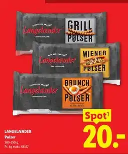 Lidl LANGELÆNDER tilbud