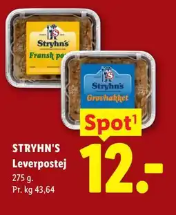Lidl STRYHN'S Leverpostej tilbud