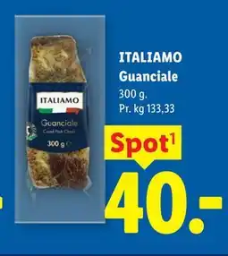 Lidl ITALIAMO Guanciale tilbud