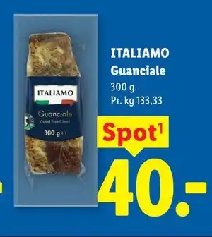 Lidl ITALIAMO Guanciale tilbud