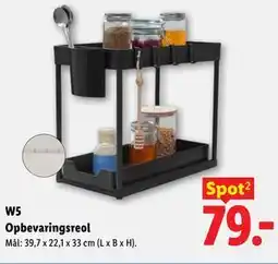 Lidl W5 Opbevaringsreol tilbud