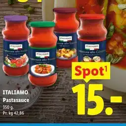 Lidl ITALIAMO Pastasauce tilbud