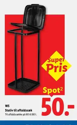 Lidl W5 Stativ til affaldssæk tilbud
