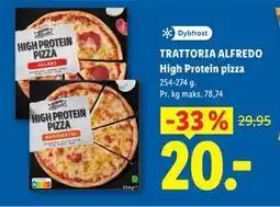 Lidl TRATTORIA ALFREDO High Protein pizza tilbud