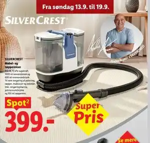 SILVERCREST Møbel- og tæpperenser
