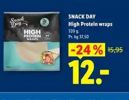 Lidl SNACK DAY High Protein wraps tilbud