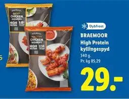 Lidl BRAEMOOR High Protein kyllingespyd tilbud