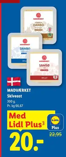 Lidl MADVÆRKET, App-pris tilbud