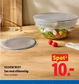 Lidl SILVERCREST Sæt med silikonelåg tilbud