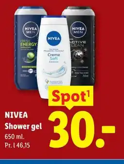 Lidl NIVEA Shower gel tilbud