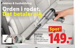 Lidl Batteridreven 3i1 støvsuger tilbud