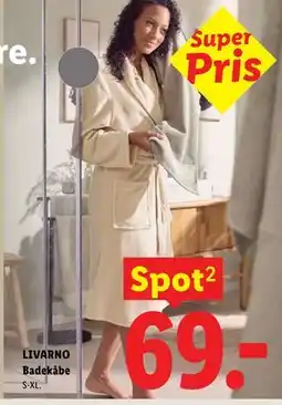 Lidl LIVARNO Badekåbe tilbud