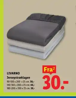 Lidl LIVARNO Jerseystræklagen tilbud