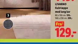 Lidl LIVARNO Gulvtæppe med lang luv tilbud