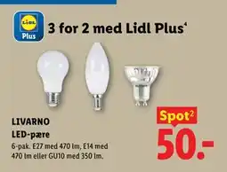 Lidl LIVARNO LED-pære tilbud