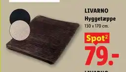 Lidl LIVARNO Hyggetæppe tilbud